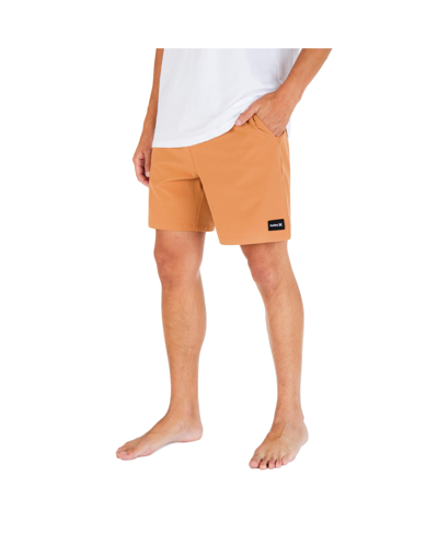 Shop Hurley Men's Phantom Zuma Ii Volley 18" Hybrid Shorts In Brown