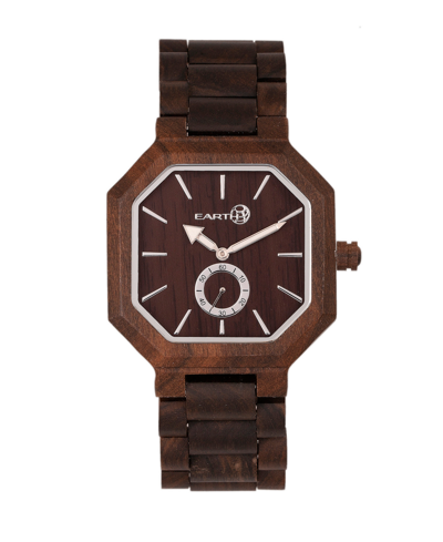 Shop Earth Wood Acadia Wood Bracelet Watch Brown 43mm