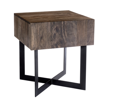 Shop Moe's Home Collection Tiburon Side Table In Tan/beige