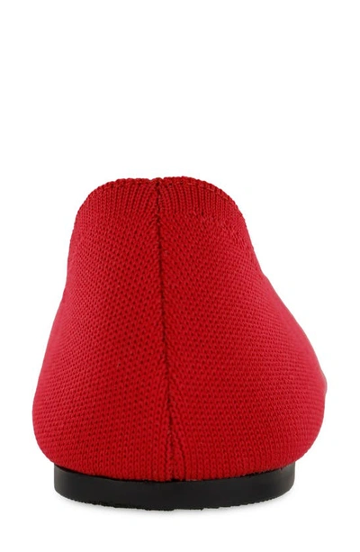 Shop Mia Elanna Knit Flat In New Red