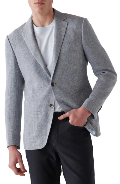 Shop Rodd & Gunn The Cascades Virgin Wool & Linen Sport Coat In Chambray