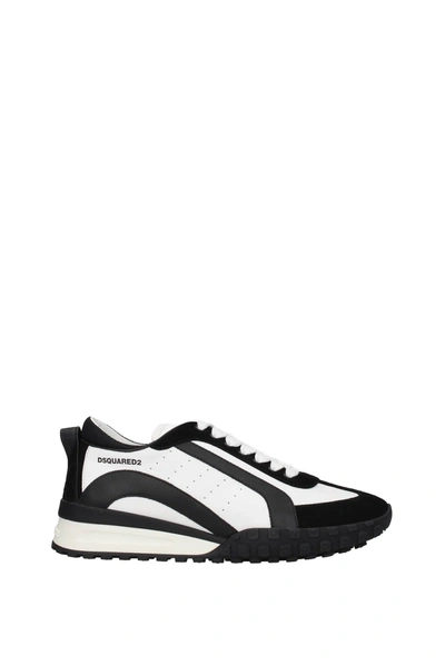 Shop Dsquared2 Sneakers Legend Leather White Black