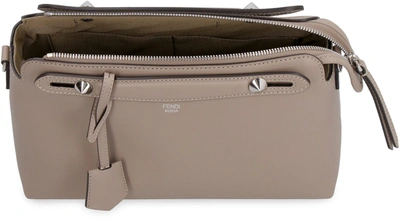 Shop Fendi By The Way Leather Handbag In Beige