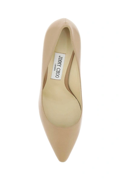 Shop Jimmy Choo Romy 85 Nappa Leather Pumps In Pink