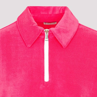 Shop Moncler Polo In Red