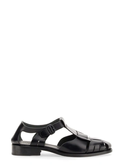 Shop Hereu Fish Sandal In Black