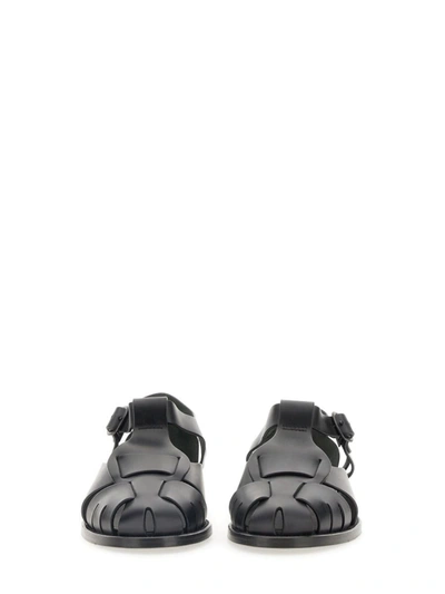 Shop Hereu Fish Sandal In Black