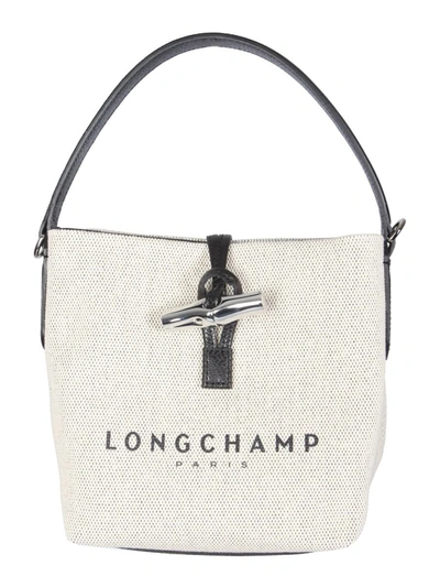Shop Longchamp Small Roseau Bag In Multicolor