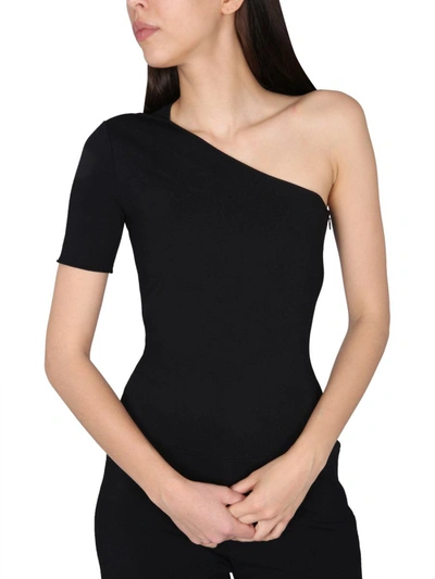 Shop Stella Mccartney One-shoulder Jumpsuit In Black