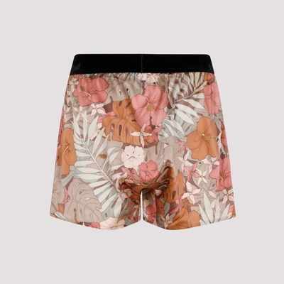 Shop Tom Ford Silk Boxer Underwear In Nude &amp; Neutrals