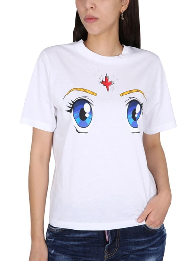 Shop Dsquared2 Sailor Moon T-shirt In White