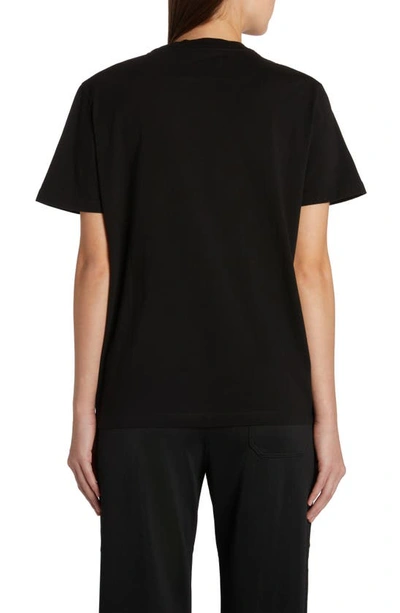 Shop Golden Goose Small Star Cotton T-shirt In Black
