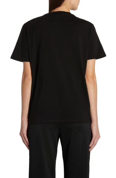 Golden Goose Cotton T-shirt With Iconic Frontal Star In Black