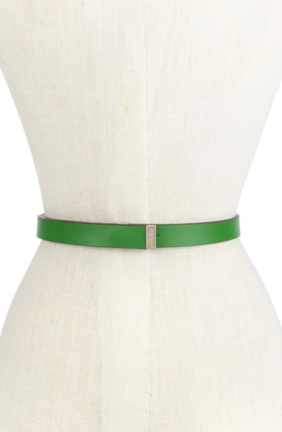 Shop Kate Spade Bow Belt In Ks Green