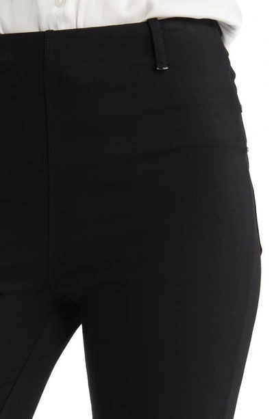 Shop Lyssé Baby Bootcut Pants In Black