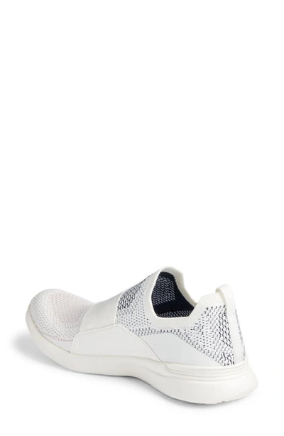 Shop Apl Athletic Propulsion Labs Techloom Bliss Knit Running Shoe In Ivory / Navy / Rose Dust