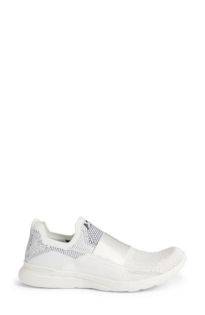 Shop Apl Athletic Propulsion Labs Techloom Bliss Knit Running Shoe In Ivory / Navy / Rose Dust