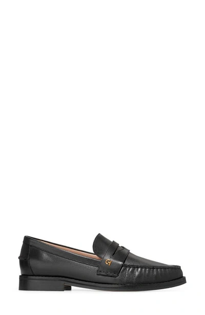 Shop Cole Haan Lux Pinch Penny Loafer In Black Leather