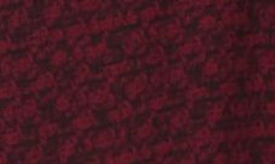 Azaro Uomo Slim Fit Wrinkle Resistant Performance Stretch Button-up Shirt In Burgundy