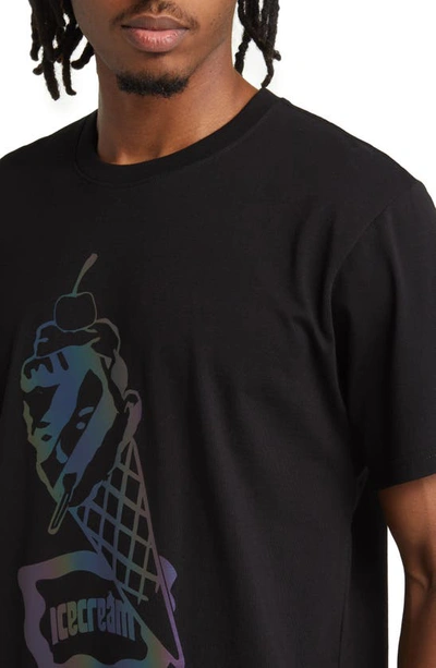Shop Icecream Shine Graphic T-shirt In Black