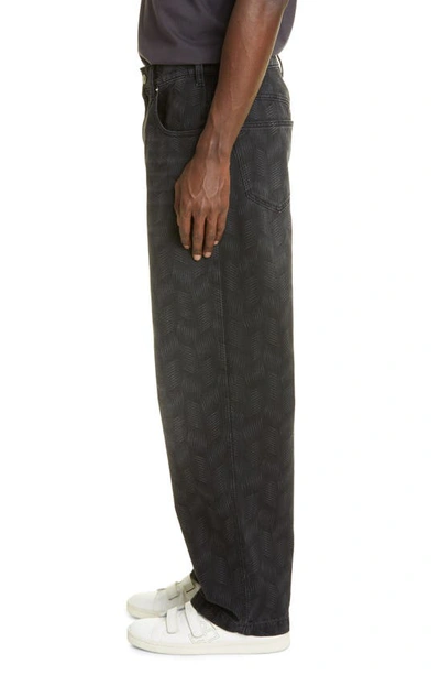 Isabel Marant Jorje Denim Straight Leg Jeans In Faded Black