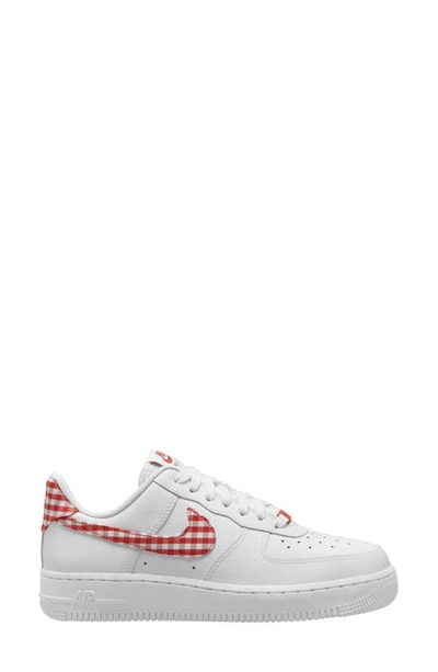 Shop Nike Air Force 1 '07 Sneaker In White/ Mystic Red