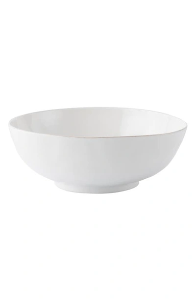 Shop Juliska 'puro' Ceramic Serving Bowl In Whitewash