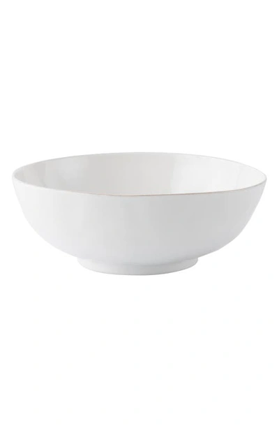 Juliska 'puro' Ceramic Serving Bowl In Whitewash