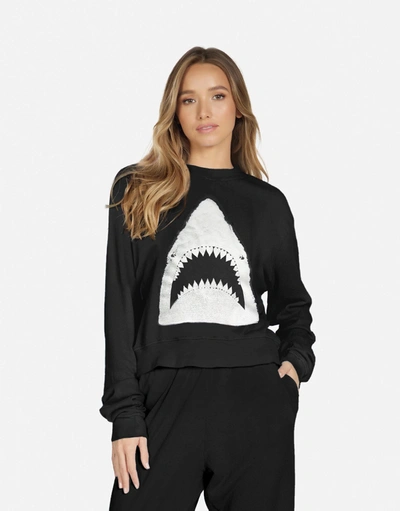 Shop Lauren Moshi X Spalding X Crystal Shark In Black