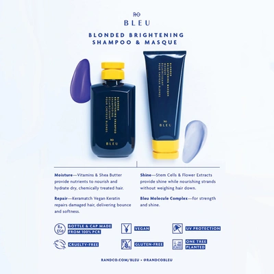 Shop R+co Bleu Blonded Brightening Shampoo In Default Title