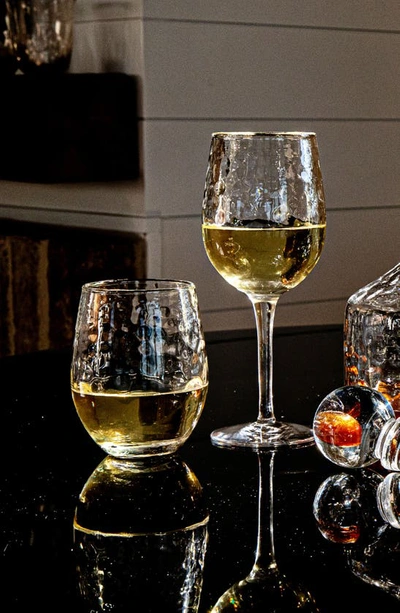 Juliska Puro Stemmed White Wine Glass In Clear