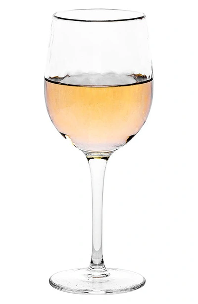 Shop Juliska Puro White Wine Glass In Clear