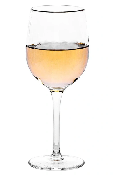 Juliska Puro Stemmed White Wine Glass In Clear