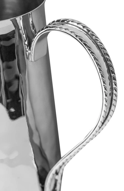 Shop Juliska Graham Pitcher In Silver