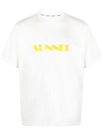 Shop Sunnei T-shirts And Polos In White