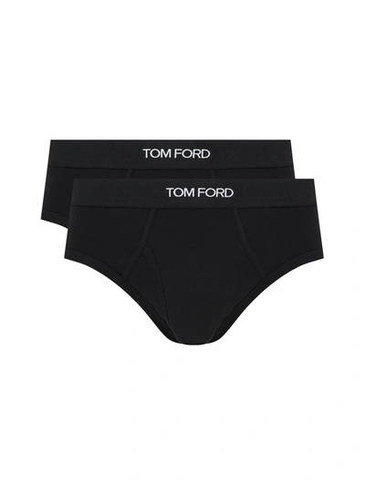 Shop Tom Ford Boxer Bi-pack In Black