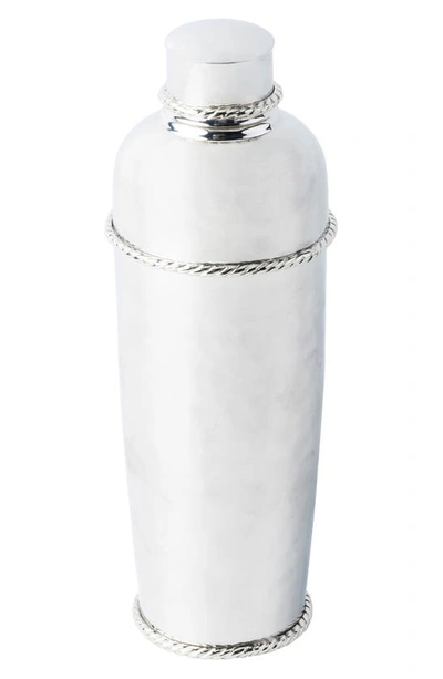 Shop Juliska Graham Cocktail Shaker In Metal