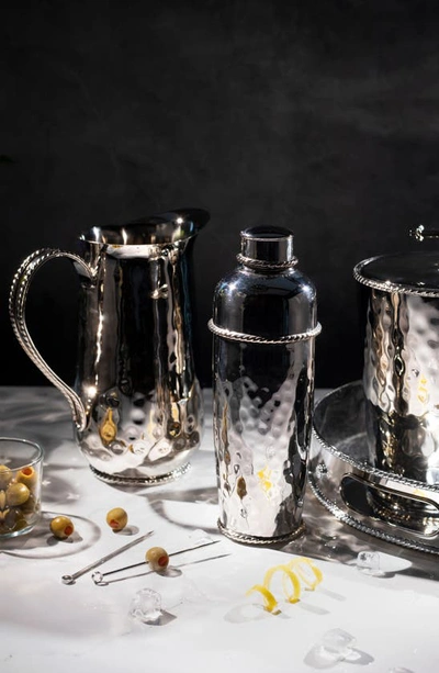 Shop Juliska Graham Cocktail Shaker In Metal