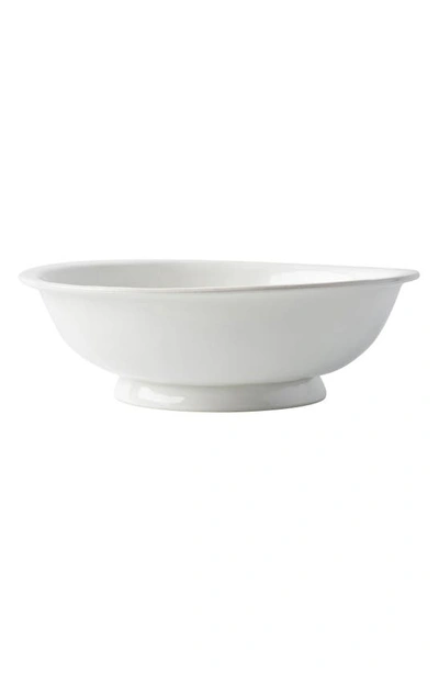 Juliska Puro Whitewash Footed Fruit Bowl In Whitewash