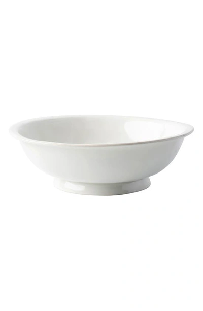 Juliska Puro Whitewash Footed Fruit Bowl In Whitewash