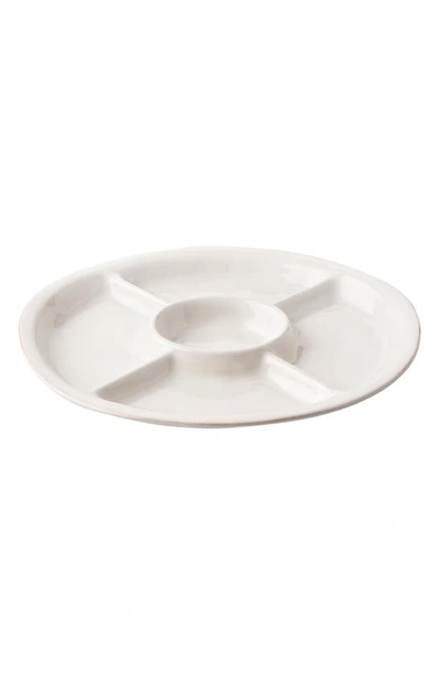 Juliska Puro Whitewash Crudite Platter In Whitewash