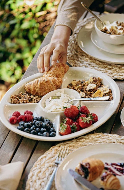 Juliska Puro Whitewash Crudite Platter In Whitewash