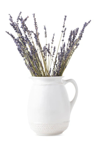 Juliska Le Panier Whitewash Pitcher - 2.5qt. In Whitewash