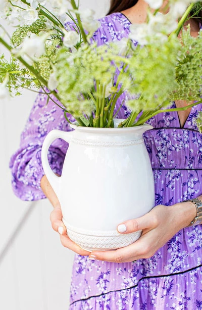 Juliska Le Panier Whitewash Pitcher - 2.5qt. In Whitewash