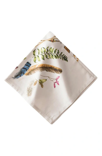 Shop Juliska Forest Walk Cotton Sateen Napkin In Cafe Au Lait