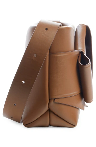 Shop Acne Studios Musubi Shoulder Bag In Camel Brown