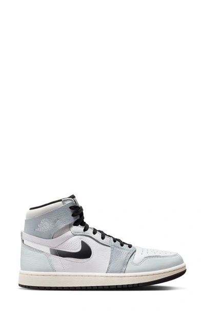 Shop Jordan Air  1 Zoom Comfort 2 High Top Sneaker In White/ Metallic Silver/ Photon