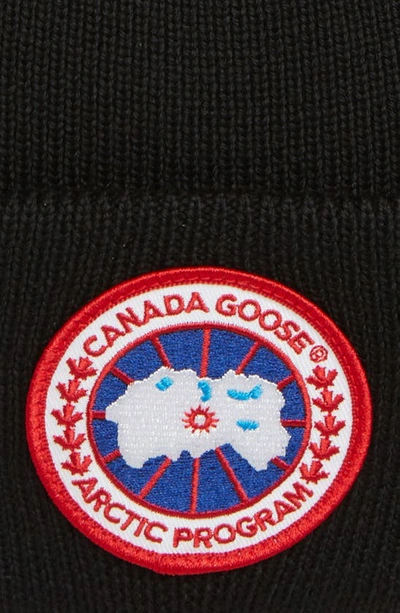 Shop Canada Goose Arctic Disc Toque Beanie In Black