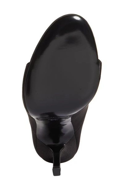 Shop Alexander Wang Lolita Crystal Logo Slide Sandal In Black