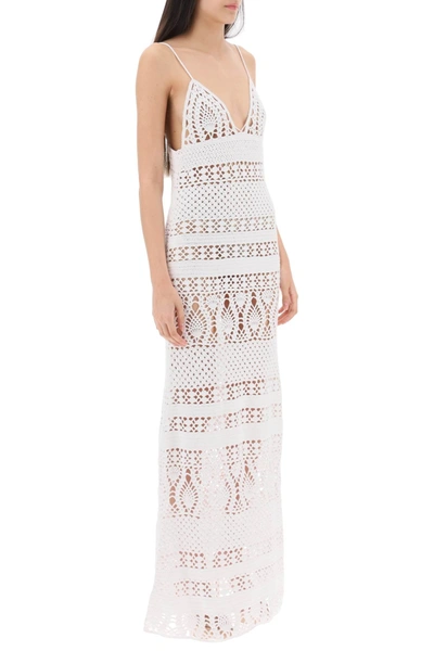 Shop Dsquared2 Crochet Maxi Dress